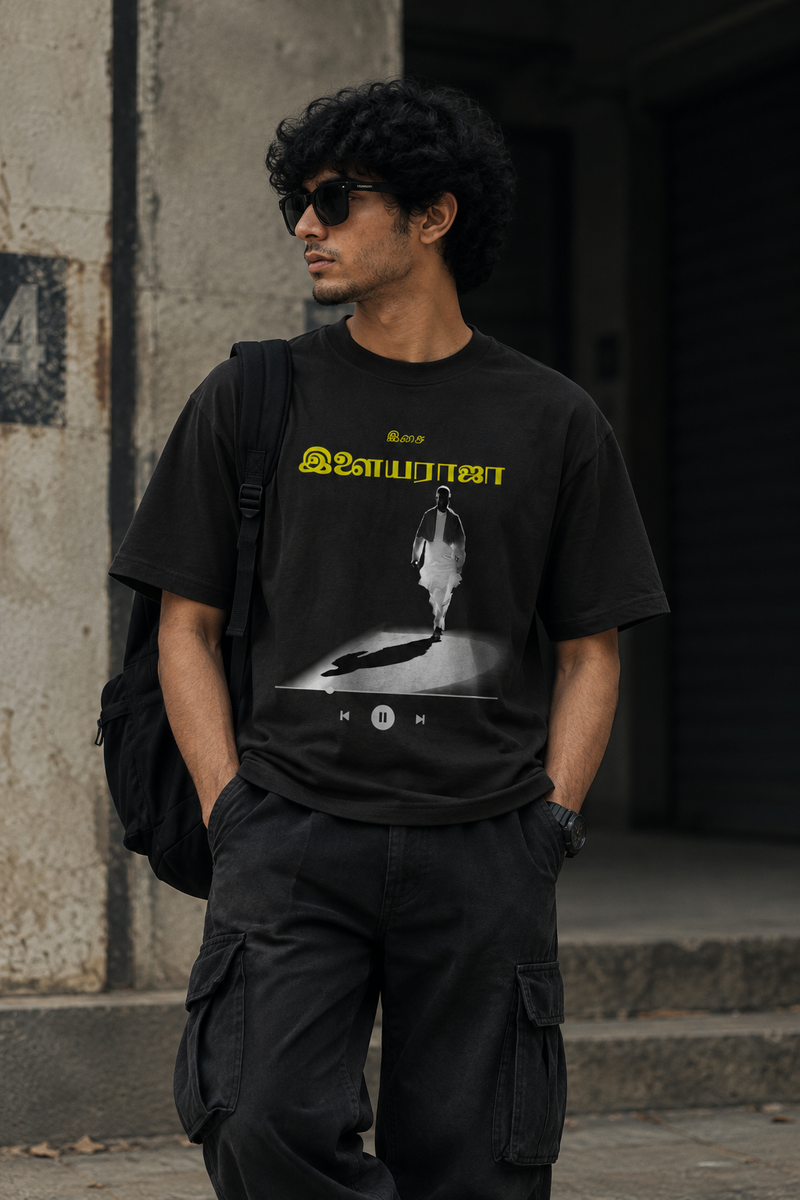 ILLAYARAJA Oversized T-Shirt