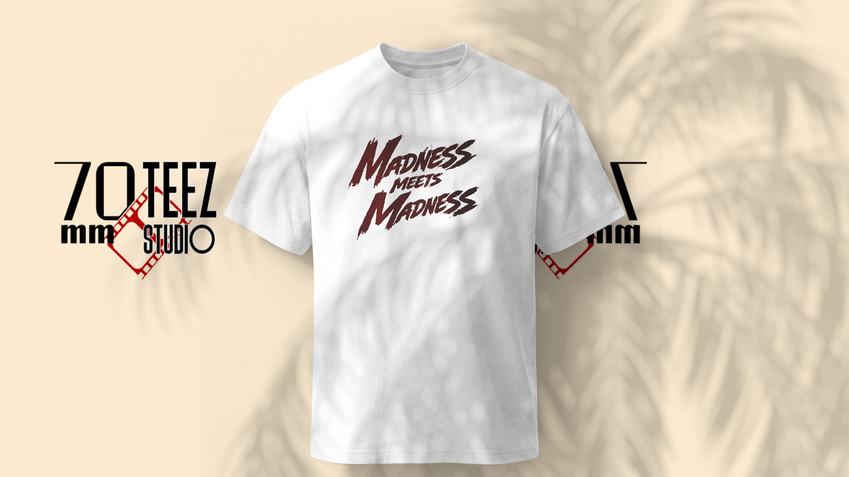 DC-MADNESS Oversized Front & Back Print T-Shirt