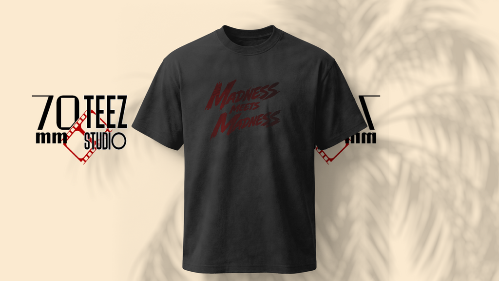 DC-MADNESS Oversized Front & Back Print T-Shirt