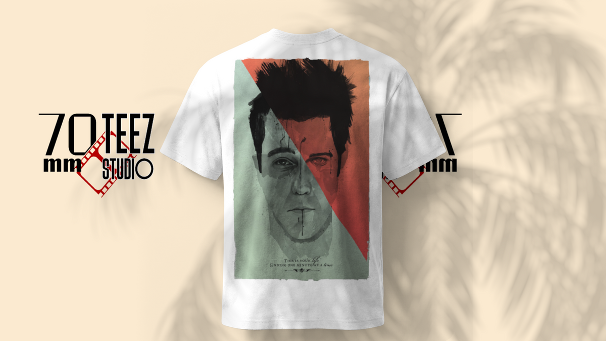 FIGHT CLUB Oversized Front & Back Print T-Shirt